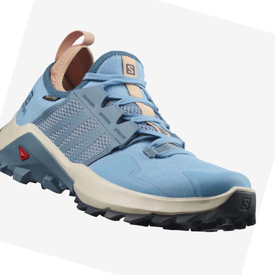 Tenis Para Trail Running Salomon MADCROSS GORE-TEX Mujer Azules | MX 2738FDN